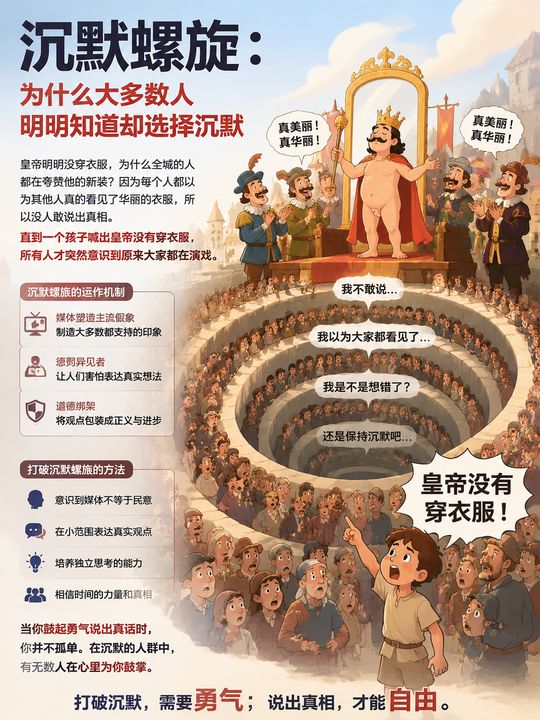 沉默螺旋：打破虚假共识